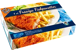 Fiskpanetter Frasiga Fryst