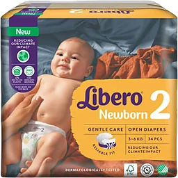 Blöjor Newborn Strl 2 3-6kg 34-pack