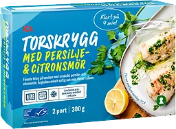 Torsk persilje & citronsmör Fryst 2-p