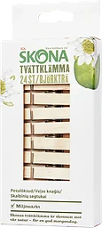 Tvättklämma Trä 24-p ICA Skona