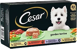 Hundmat Våtfoder Blandade Smaker 4-p