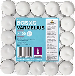 Värmeljus 4h