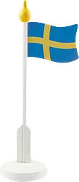 Träflagga Med Fot