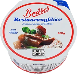 Restaurangfiléer Bråses ansjoviskryddade småsillfiléer 400g
