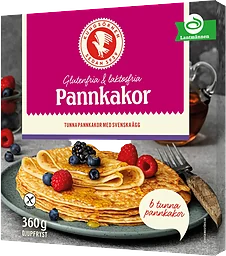 Pannkakor gluten & laktosfria frysta
