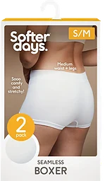 Boxer seamless S/M vit