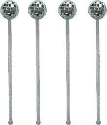 Drinkpinne 19cm m discokula 4-p