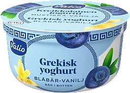 Yoghurt Grekisk Blåbär Vanilj Laktosfri 4,7%