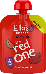 The red one Smoothie av blandade frukter Från 6m Ekologisk