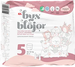 Byxblöjor Strl 5 10-14kg 36-p