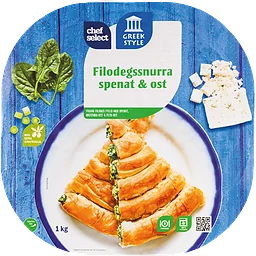 Filodegssnurra spenat & ost