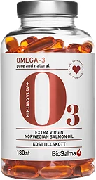 Omega 3 pure and natural laxolja 180-p