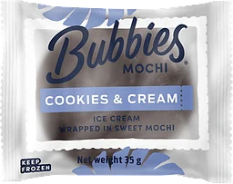 Glass Mochi Cookies & Cream