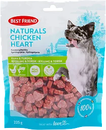 Hundsnacks Naturals kycklhjärta