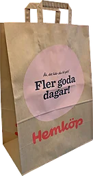 Pappkasse Brun