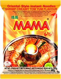 Snabbnudlar Räkor Creamy Tom Yum