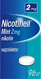 Nikotinsugtablett Mint 2 Mg 96-pack