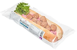 Baguette Köttbullar Rödbetssallad