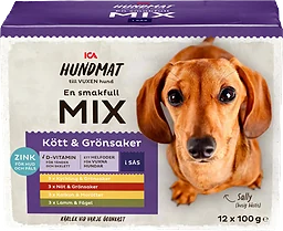 Hundmat Kött & Grönsaker i sås 12-p