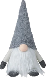 Tomte Rune Grå 33 cm