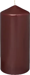 Blockljus vinröd 15cm