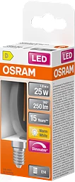 Led Kronlampa 250lm E14 25w Dimmable Warm White