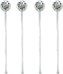 Drinkpinne discokula 4-pack
