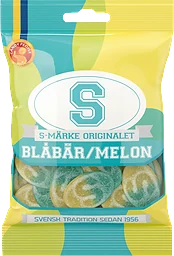 Godis S-Märke Blåbär melon