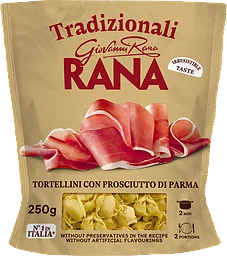 Tortellini Prosciutto Crudo Färsk Pasta