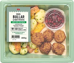 Vegobullar kokt potatis & gräddsås OVO