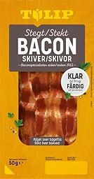 Stekt Bacon Skivor