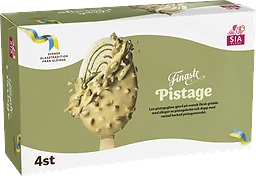Glasspinnar Finaste pistage 4-pack