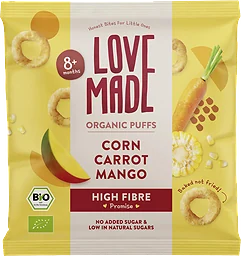 Majssnacks Morot & Mango 8 Mån Eko