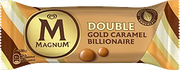Glasspinne Double gold Caramel Billionaire