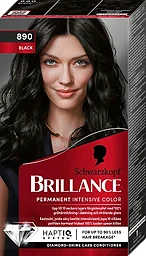 890 Black Hårfärg 1-p Brilliance Schwarzkopf