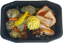 Fläskytterfilé, potatis/ kryddsmör