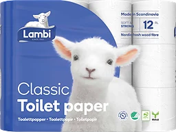 Toalettpapper Classic 12-pack