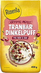 Krispig müsli Tranbär & dinkelpuff