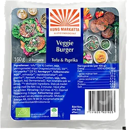 Burgare Vego Tofu/Paprika