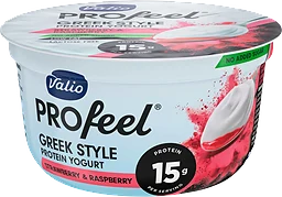 Proteinyoghurt Jordgubb Hallon Laktosfri 1,1% Valio