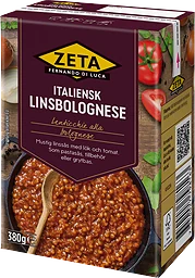 Linsbolognese Italiensk