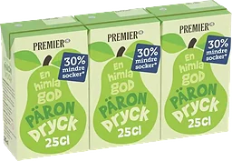 Pärondryck Mindre Socker
