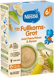 Fullkornsgröt Päron & Banan 6 Mån