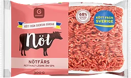 Nötfärs 12% Sverige