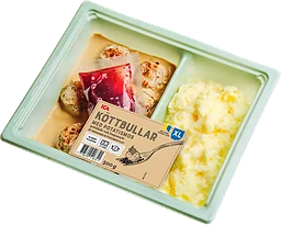 Färdigmat Köttbullar Potatismos Lingonsylt XL