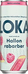 Kolsyrat vatten Hallon & rabarber