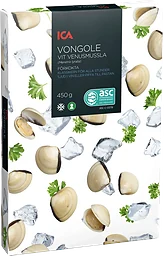 Vongole vit venusmussla