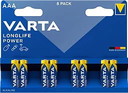 Batteri Longlife power AAA 8-p