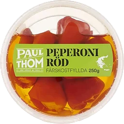 Peperoni Färskostfylld Röd