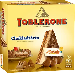 Tobleronetårta Glutenfri Fryst